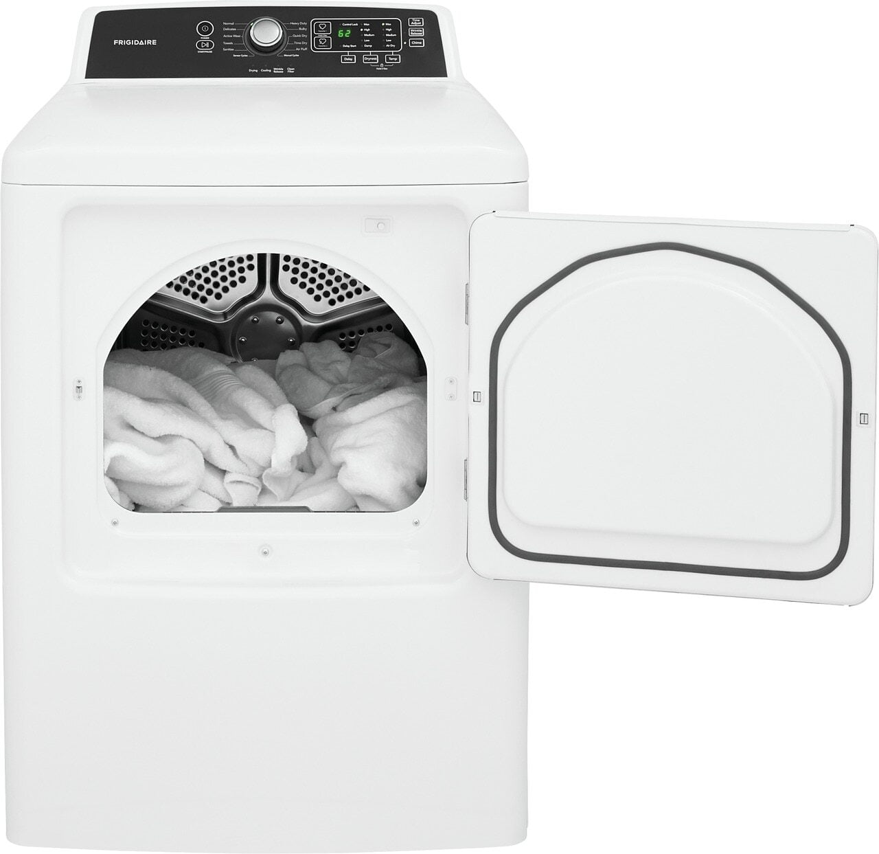 Frigidaire FFRE4120SW Frigidaire 6.7 Cu. Ft. Free Standing Electric Dryer
