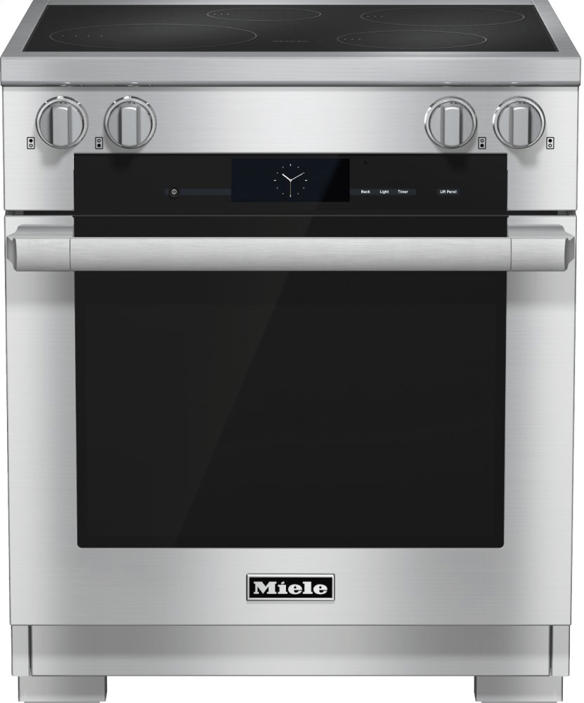 Miele HR16222CLEANTOUCHSTEEL Hr 1622-2 - 30 Inch Range Induction With M Touch Controls, Moisture Plus And Wireless Roast Probe