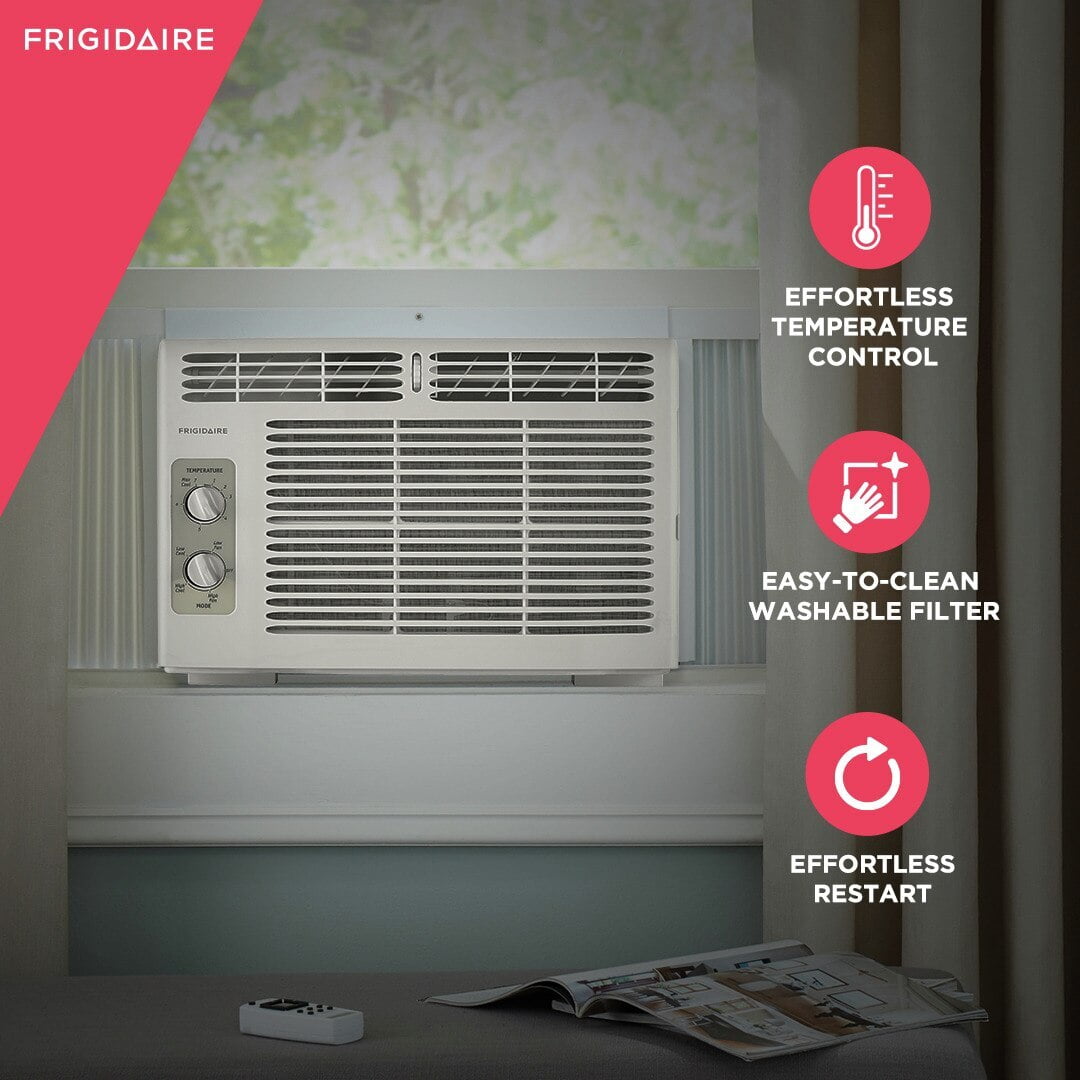 Frigidaire FFRA051WAE Frigidaire 5,000 Btu Window-Mounted Room Air Conditioner