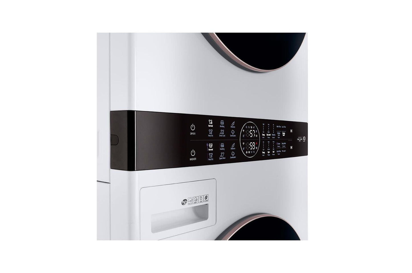 Lg WKE100HWA Single Unit Front Load Lg Washtower™ With Center Control™ 4.5 Cu. Ft. Washer And 7.4 Cu. Ft. Electric Dryer