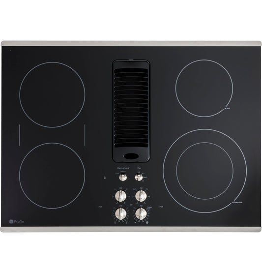 Ge Appliances PP9830SRSS Ge Profile™ 30" Downdraft Electric Cooktop