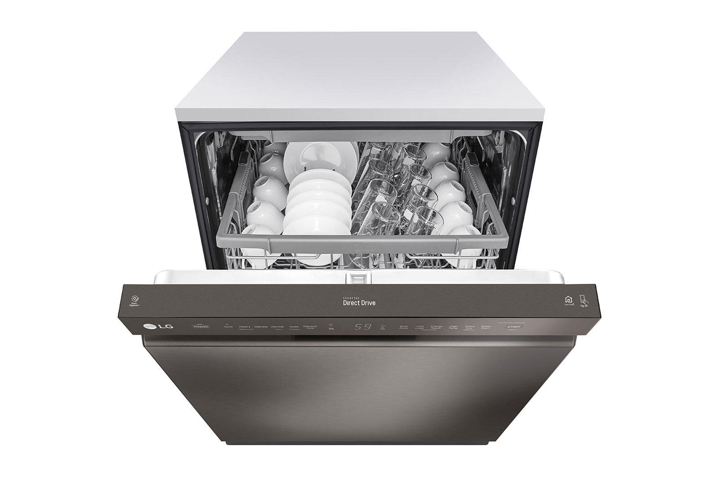 Lg LDFN4542D Front Control Dishwasher With Quadwash&#8482; And 3Rd Rack