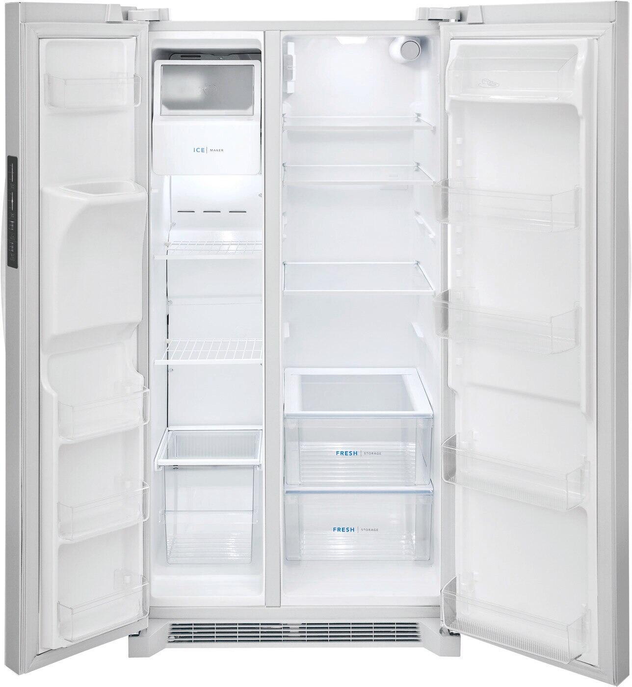 Frigidaire FRSS2623AW Frigidaire 25.6 Cu. Ft. 36'' Standard Depth Side By Side Refrigerator