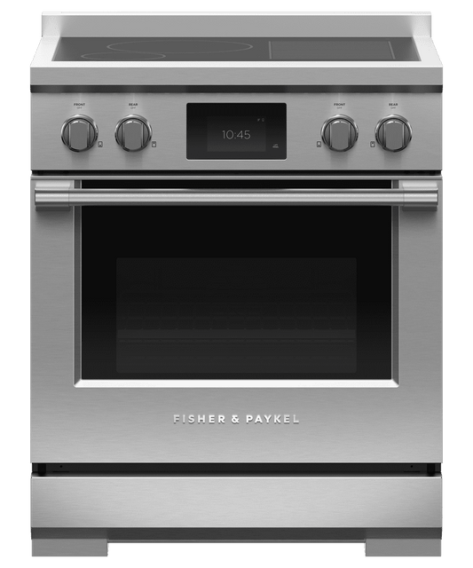 Fisher & Paykel RIV3304 Induction Range, 30", 4 Zones With Smartzone, Self-Cleaning