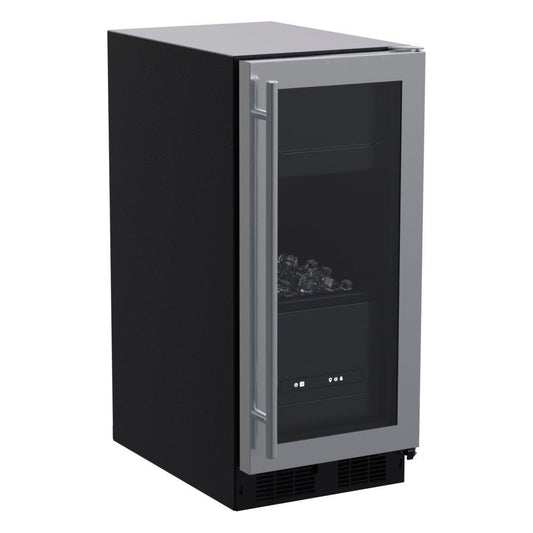 Marvel MLCP215SG01B 15-In Built-In Clear Ice Machine With Factory-Installed Pump With BrightshieldU2122 - No, Door Style - Stainless Steel Frame Glass