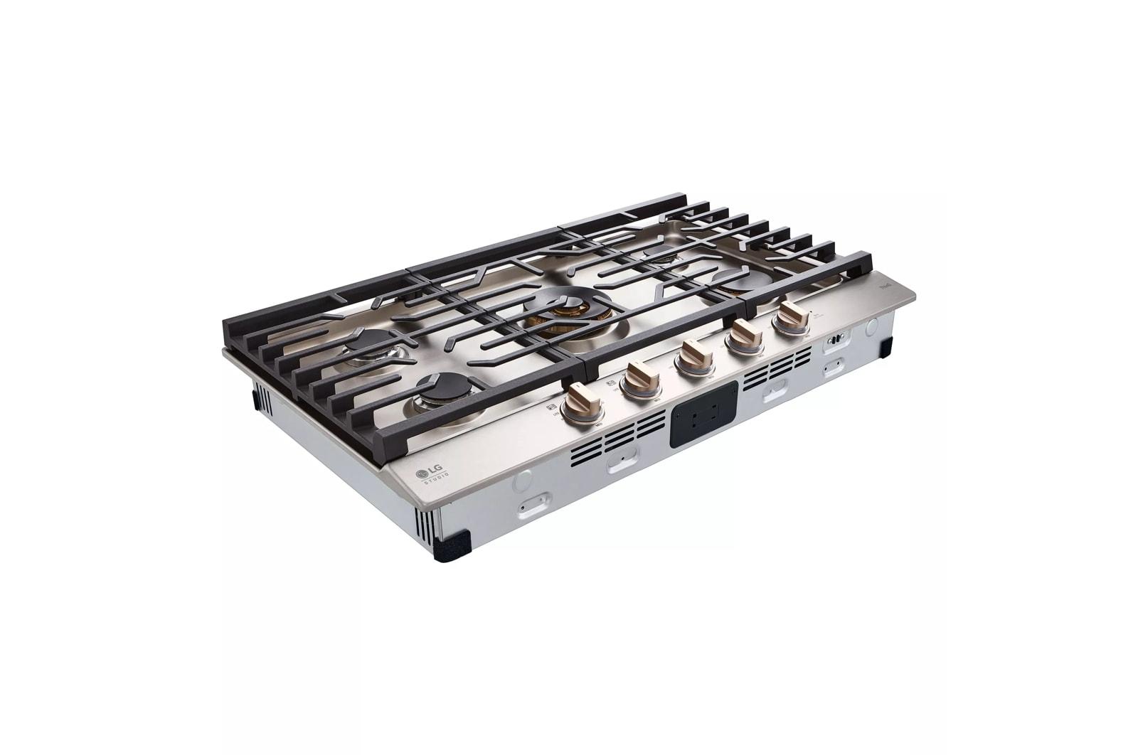 Lg CBGS3628N Lg Studio 36" Ultraheat™ Gas Cooktop With Easyclean®