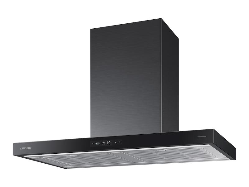 Samsung NK36CB700W33 36" Bespoke Smart Wall Mount Hood With Lcd Display In Clean Deep Charcoal
