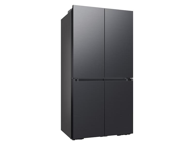 Samsung RF23A9675MT 23 Cu. Ft. Smart Counter Depth Bespoke 4-Door Flex&#8482; Refrigerator With Customizable Panel Colors In Matte Black Steel
