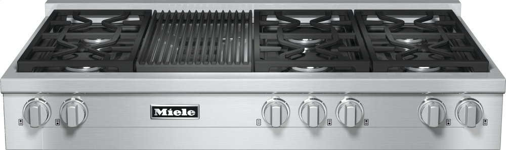 Miele KMR13551GCLEANSTEEL Kmr 1355-1 G - Rangetop With 6 Burners And Grill For Versatility And Performance