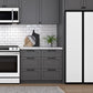 Samsung RS28CB760012 Bespoke Side-By-Side 28 Cu. Ft. Refrigerator With Beverage Center™ In White Glass