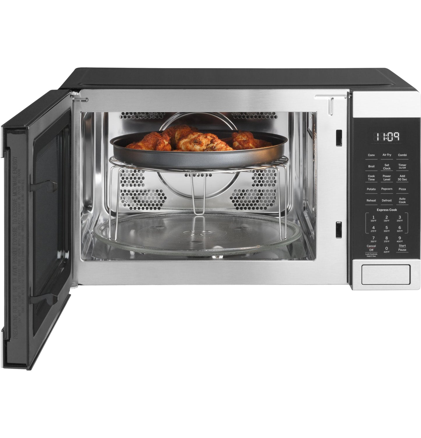Ge Appliances JES1109RRSS Ge® 1.0 Cu. Ft. Capacity Countertop Convection Microwave Oven With Air Fry