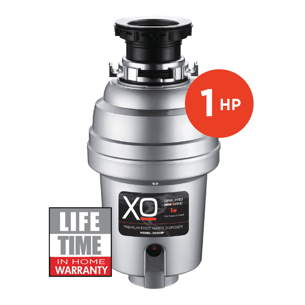 Xo Appliance XOD1HP 1 Hp Twist Lock Mount, Continuous Feed Disposal