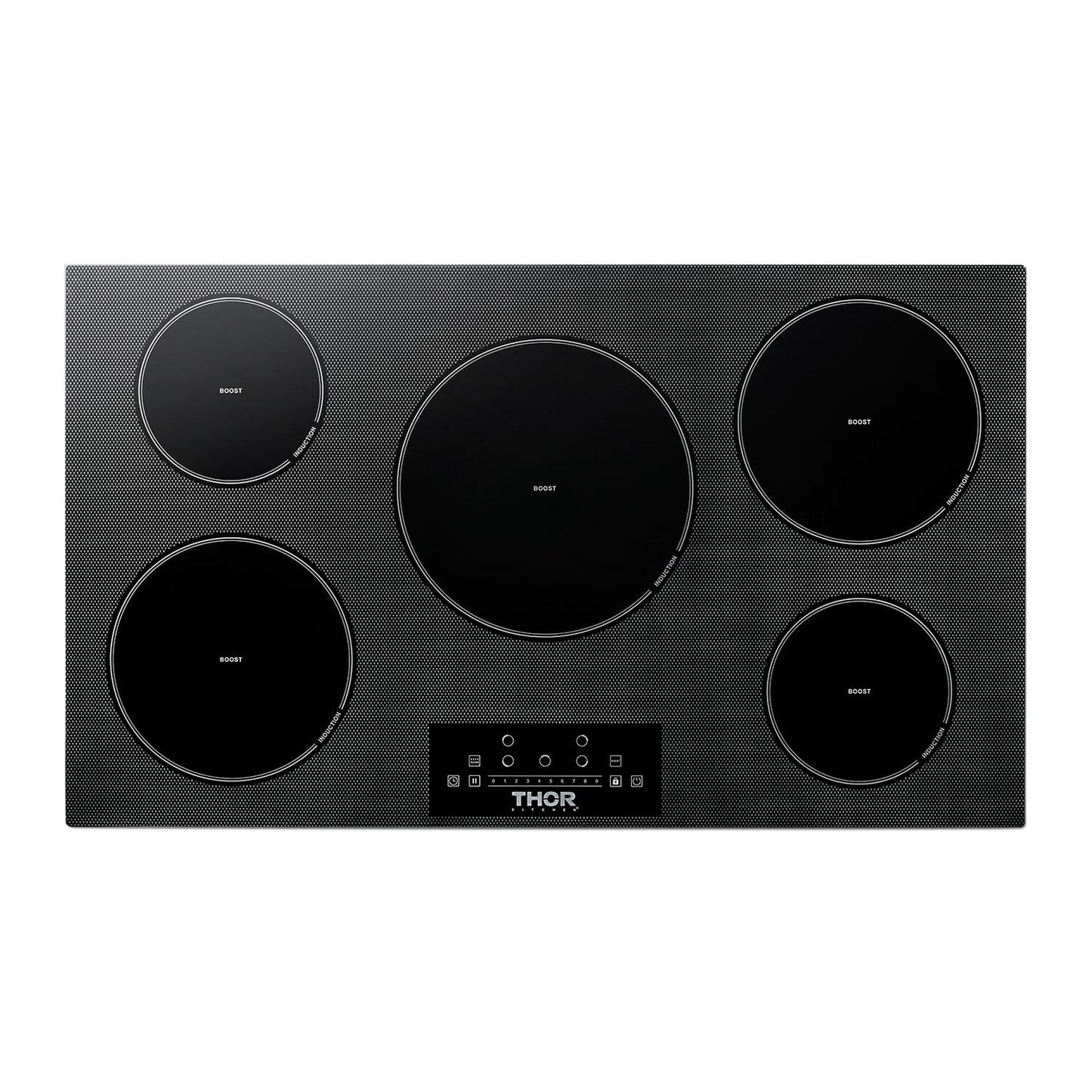 Thor Kitchen TIH36 36 Inch Built-In Induction Cooktop With 5 Elements