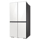 Samsung RF29A967512 Bespoke 4-Door Flex™ Refrigerator (29 Cu. Ft.) In White Glass