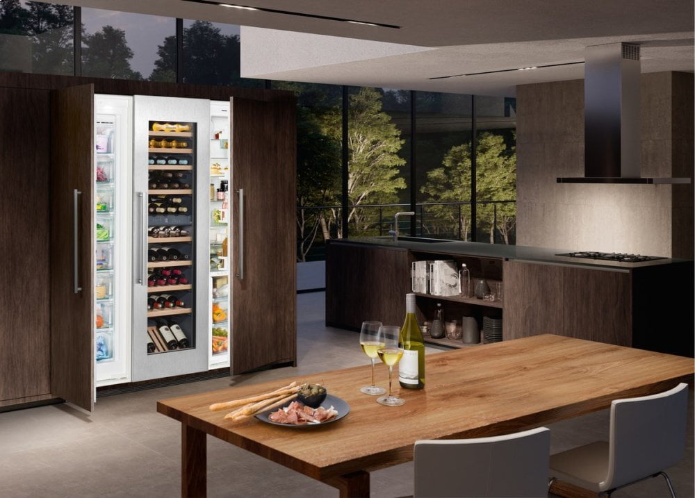 Liebherr HW8000 24" Built-In Multi-Temperature Wine Cabinet