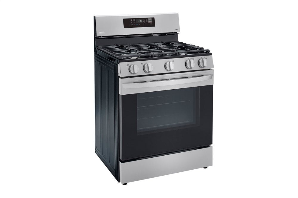 Lg LRGL5823S 5.8 Cu Ft. Smart Wi-Fi Enabled Fan Convection Gas Range With Air Fry & Easyclean®