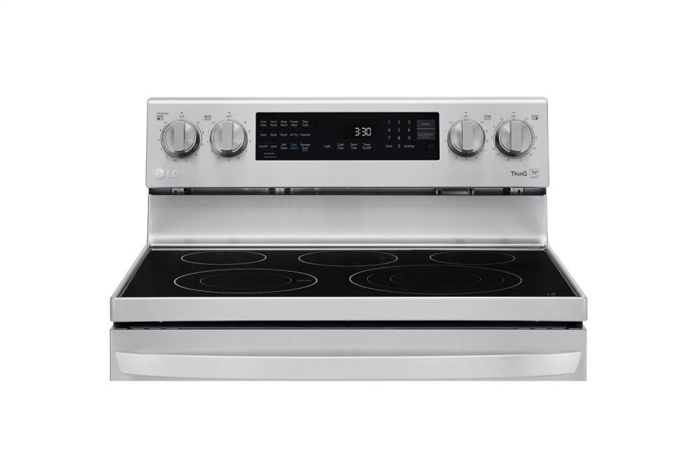 Lg LREL6325F 6.3 Cu Ft. Smart Wi-Fi Enabled True Convection Instaview® Electric Range With Air Fry
