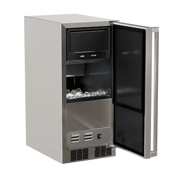 Marvel MOCP215SS01A 15-In Outdoor Built-In Clear Ice Machine With Factory-Installed Pump With Door Style - Stainless Steel