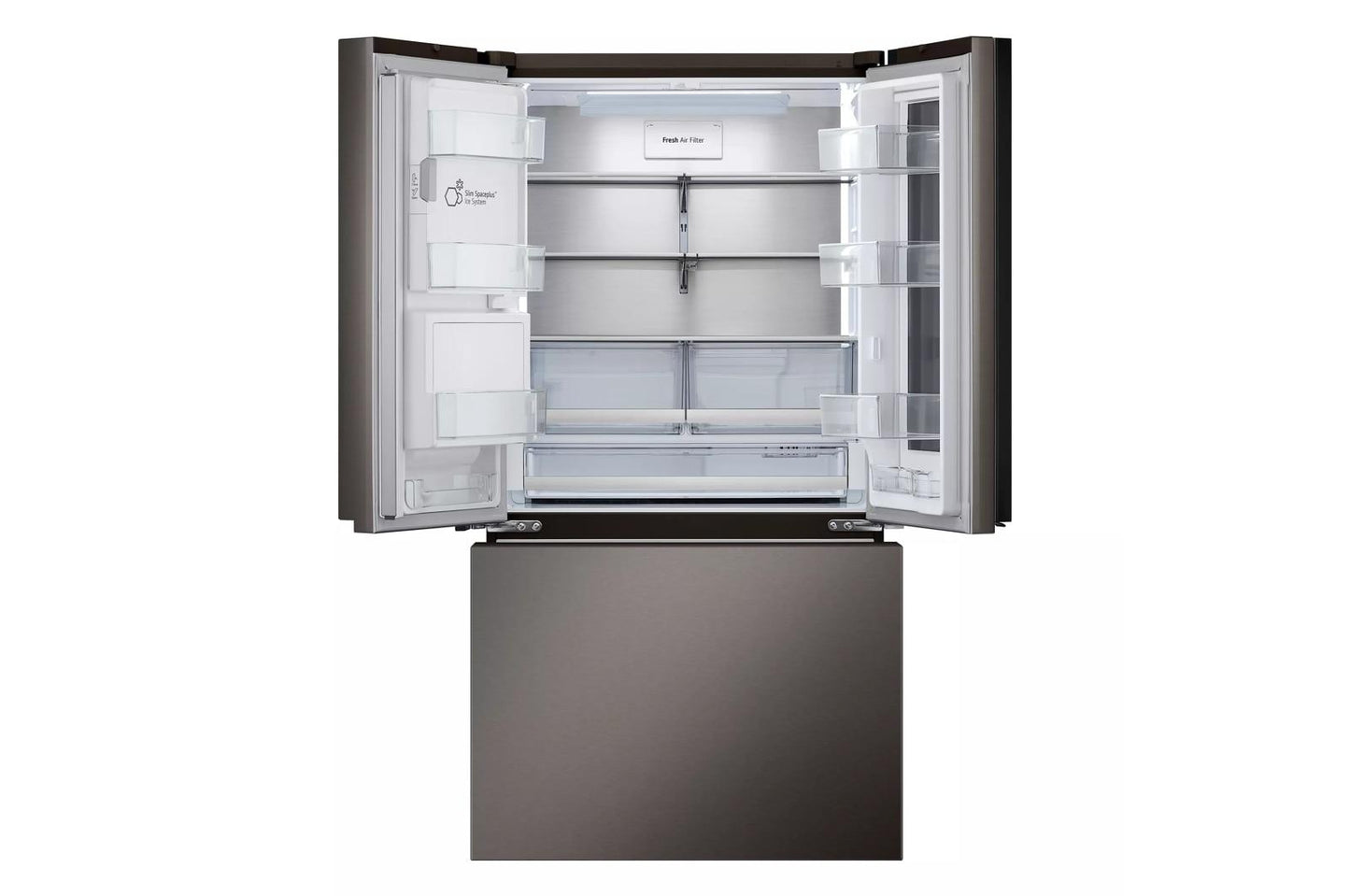 Lg LRYKS3106D 31 Cu. Ft. Smart Standard-Depth Max™ French Door Refrigerator With Four Types Of Ice And Mirror Instaview®