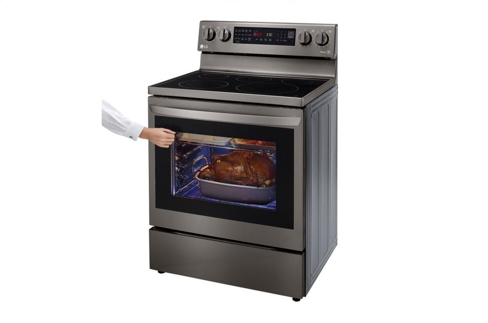 Lg LREL6325D 6.3 Cu Ft. Smart Wi-Fi Enabled True Convection Instaview® Electric Range With Air Fry