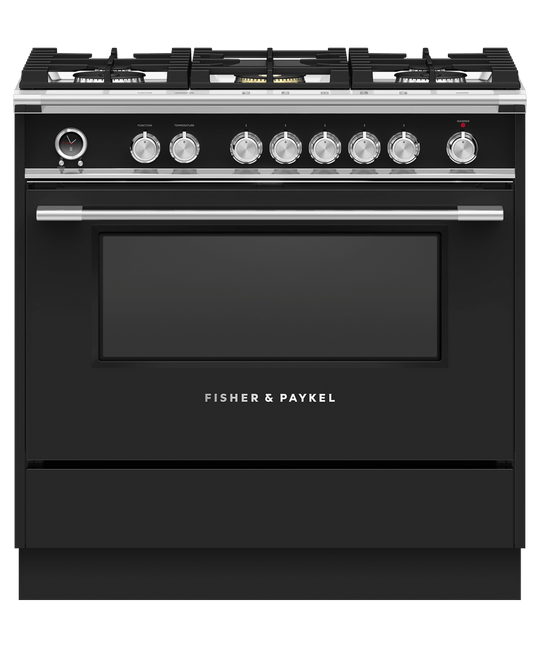 Fisher & Paykel KICKOR36B1 Black Kickstrip For Classic Freestanding Range, 36"
