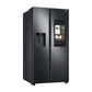 Samsung RS27T5561SG 26.7 Cu. Ft. Large Capacity Side-By-Side Refrigerator With Touch Screen Family Hub™ In Black Stainless Steel