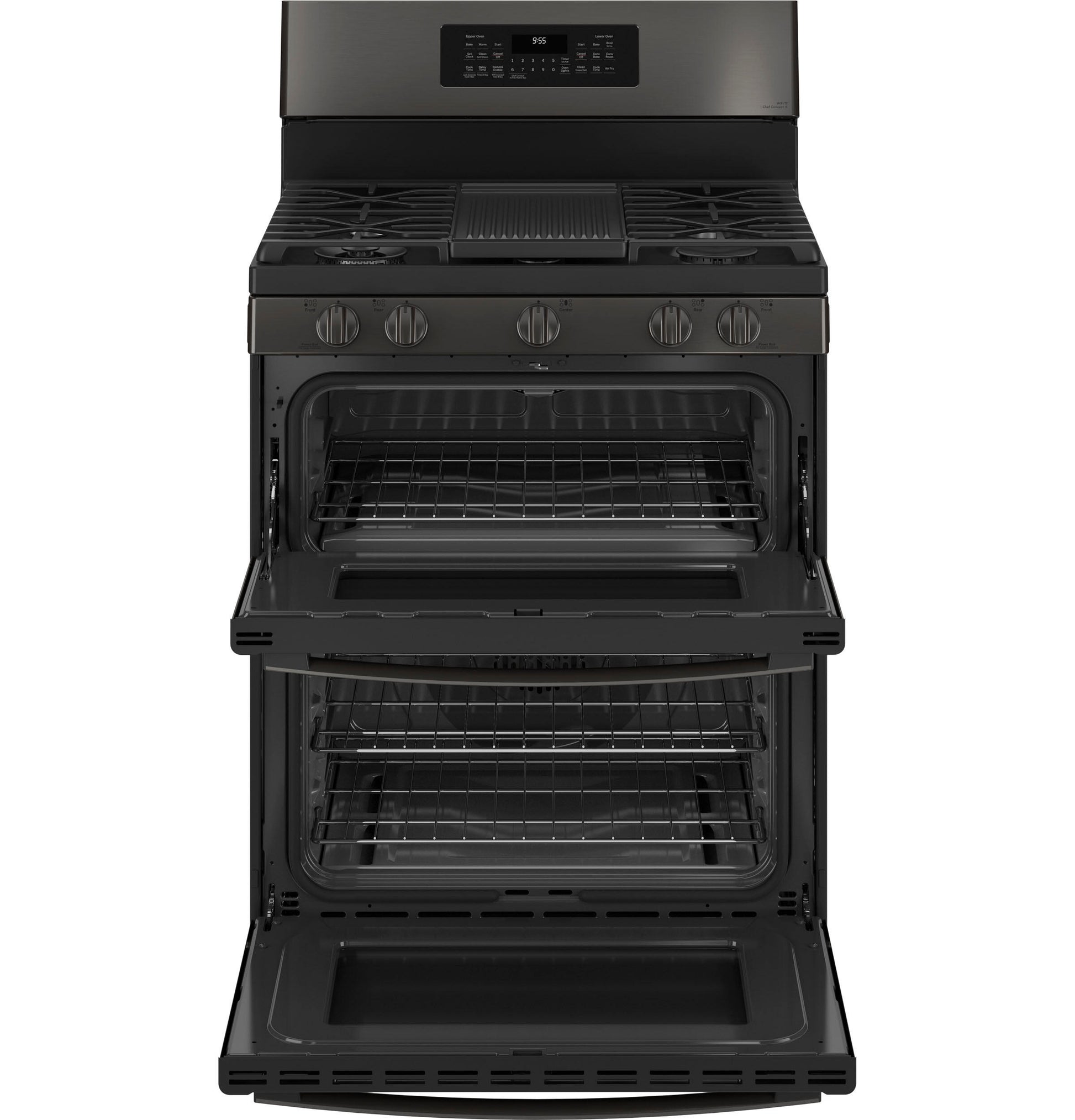 Ge Appliances PGB965BPTS Ge Profile&#8482; 30" Free-Standing Gas Double Oven Convection Range With No Preheat Air Fry