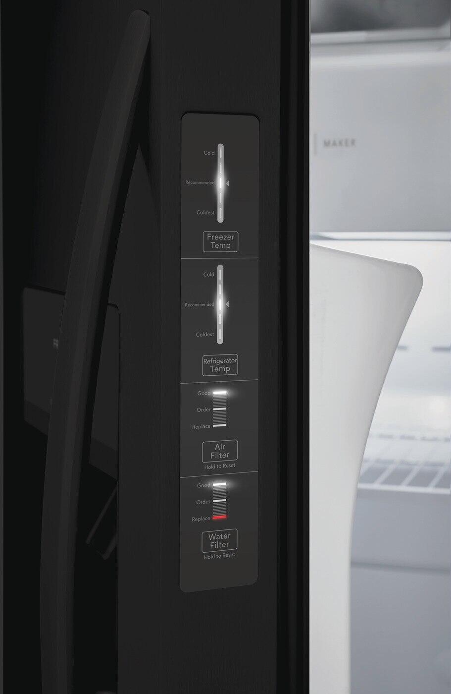 Frigidaire FRSS2623AB Frigidaire 25.6 Cu. Ft. 36'' Standard Depth Side By Side Refrigerator