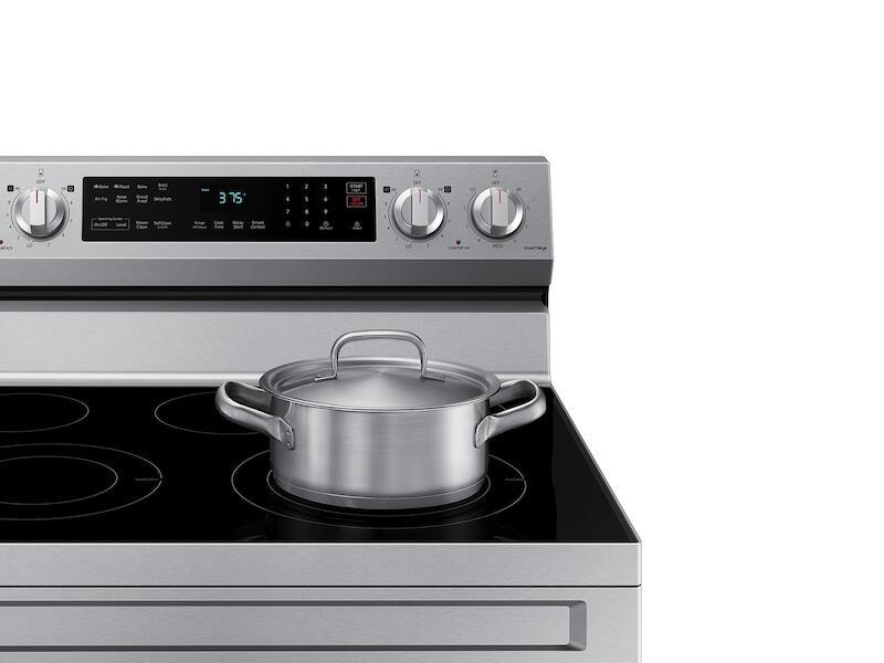 Samsung NE63A6511SS 6.3 Cu. Ft. Smart Freestanding Electric Range With No-Preheat Air Fry & Convection In Stainless Steel