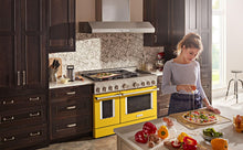 Kitchenaid KFGC558JYP Kitchenaid® 48'' Smart Commercial-Style Gas Range With Griddle - Yellow Pepper