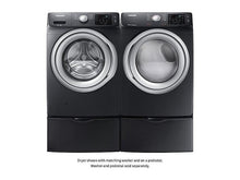 Samsung DVG45N5300V 7.5 Cu. Ft. Gas Dryer With Steam In Black Stainless Steel
