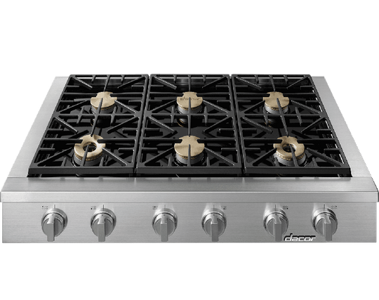 Dacor HRTP486SLPH Heritage 48" Rangetop, Liquid Propane, High Altitude