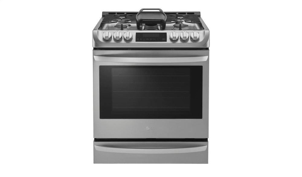 Lg LSG4513ST 6.3 Cu. Ft. Gas Single Oven Slide-In Range With Probake Convection® And Easyclean®