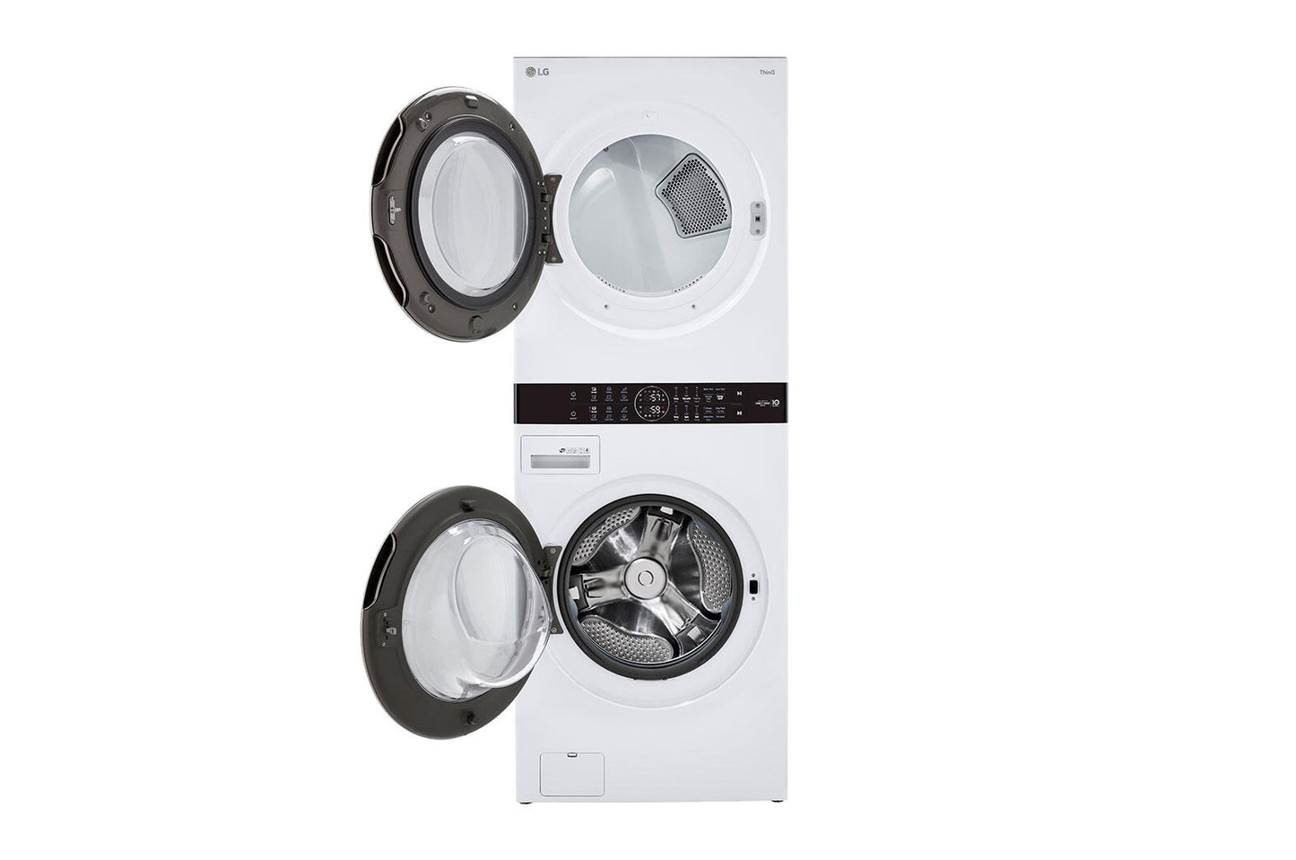 Lg WKE100HWA Single Unit Front Load Lg Washtower™ With Center Control™ 4.5 Cu. Ft. Washer And 7.4 Cu. Ft. Electric Dryer