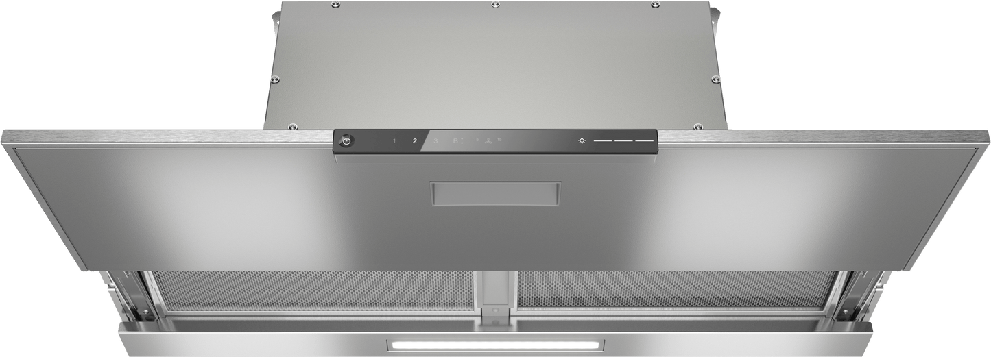 Miele DAS8930STAINLESSSTEEL Das 8930 - Built-In Ventilation Hood With Intuitive Smartcontrol White Controls For Use In Narrow Upper Cabinets