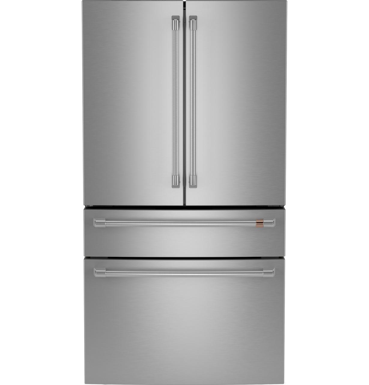 Cafe CGE29DP2TS1 Café&#8482; Energy Star® 28.7 Cu. Ft. Smart 4-Door French-Door Refrigerator With Dual-Dispense Autofill Pitcher