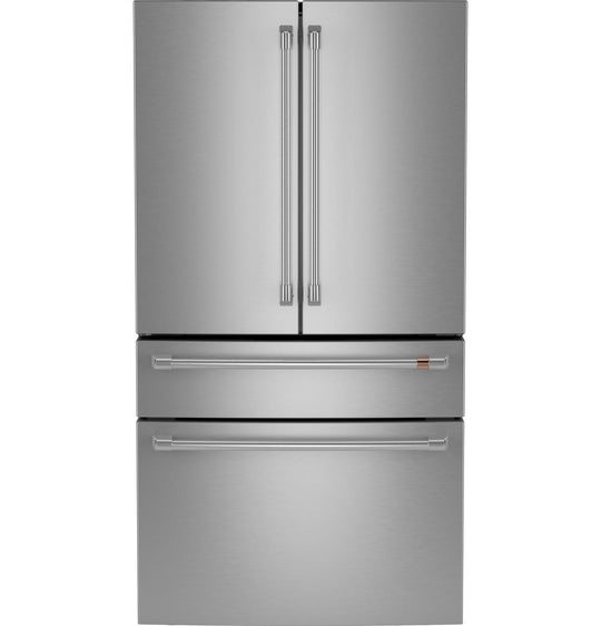 Cafe CGE29DP2TS1 Café™ Energy Star® 28.7 Cu. Ft. Smart 4-Door French-Door Refrigerator With Dual-Dispense Autofill Pitcher
