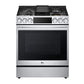 Lg LSDS6338F 6.3 Cu. Ft. Smart Wi-Fi Dual Fuel Slide-In Range With Probake Convection® And Easyclean®
