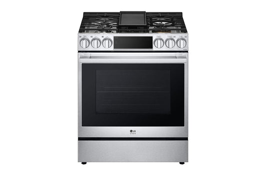 Lg LSDS6338F 6.3 Cu. Ft. Smart Wi-Fi Dual Fuel Slide-In Range With Probake Convection® And Easyclean®