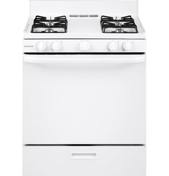 Hotpoint RGBS100DMWW Hotpoint® 30" Free-Standing Gas Range