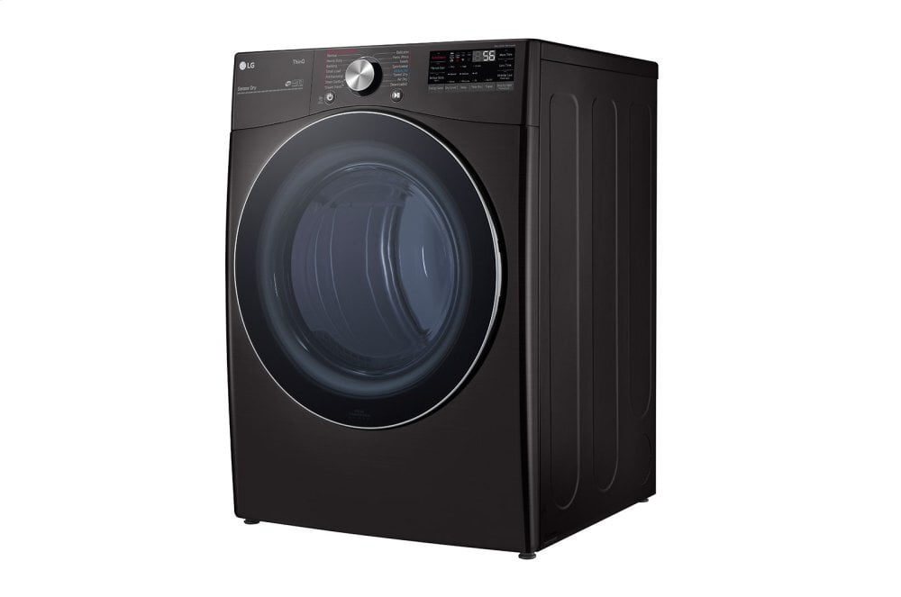 Lg DLGX4201B 7.4 Cu. Ft. Ultra Large Capacity Smart Wi-Fi Enabled Front Load Gas Dryer With Turbosteam™ And Built-In Intelligence