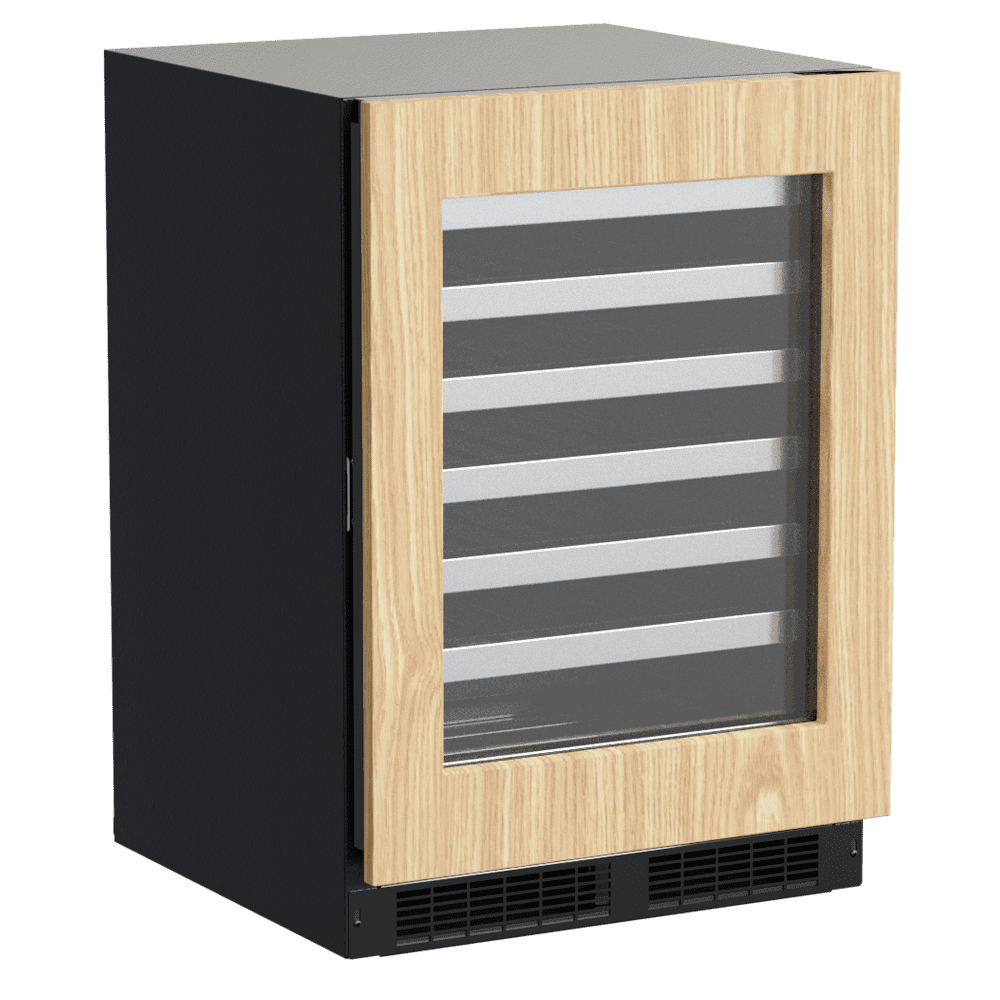 Marvel MPWC424IG31A 24-In Professional Built-In Single Zone Wine Refrigerator With Reversible Hinge With Door Style - Panel Ready Frame Glass