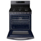 Samsung NX60A6711SG 6.0 Cu. Ft. Smart Freestanding Gas Range With No-Preheat Air Fry And Convection+ In Black Stainless Steel