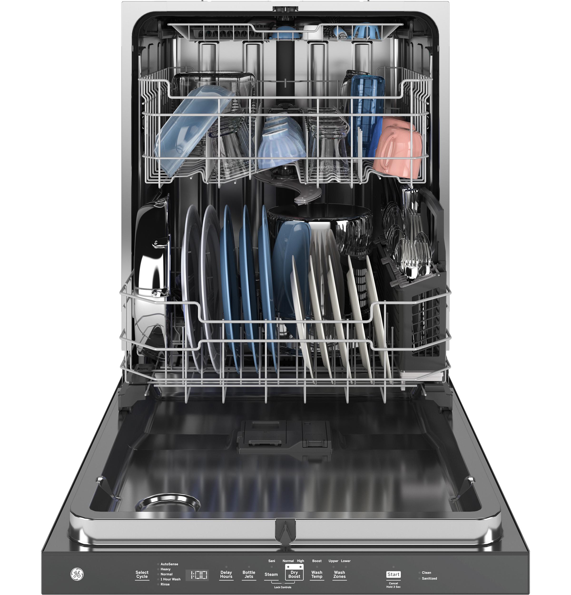 Ge Appliances GDP670SGVWW Ge® Top Control With Stainless Steel Interior Dishwasher With Sanitize Cycle
