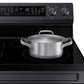 Samsung NE63A6751SG 6.3 Cu. Ft. Smart Freestanding Electric Range With Flex Duo™, No-Preheat Air Fry & Griddle In Black Stainless Steel