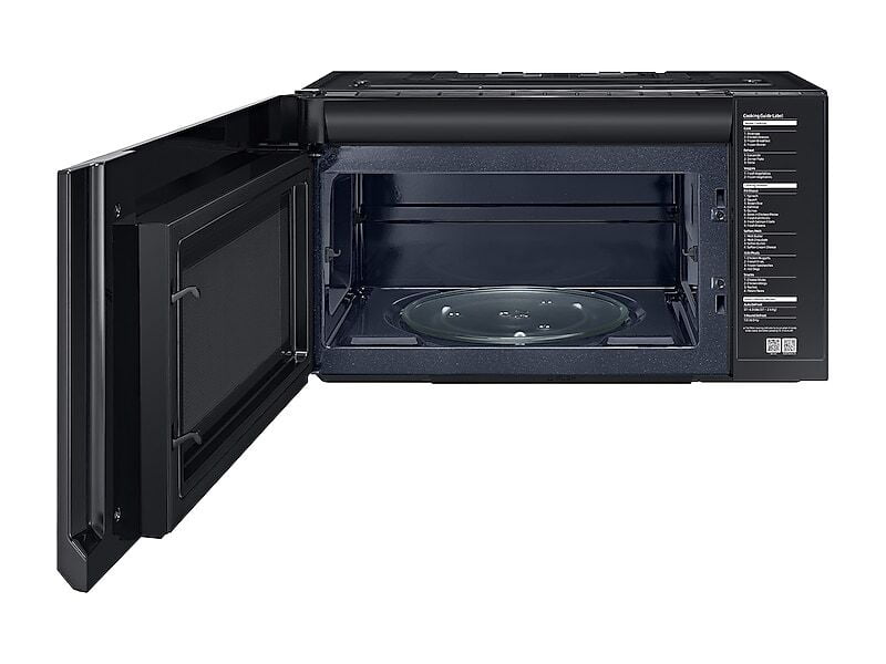 Samsung ME21M706BAG 2.1 Cu. Ft. Over-The-Range Microwave With Sensor Cooking In Fingerprint Resistant Black Stainless Steel