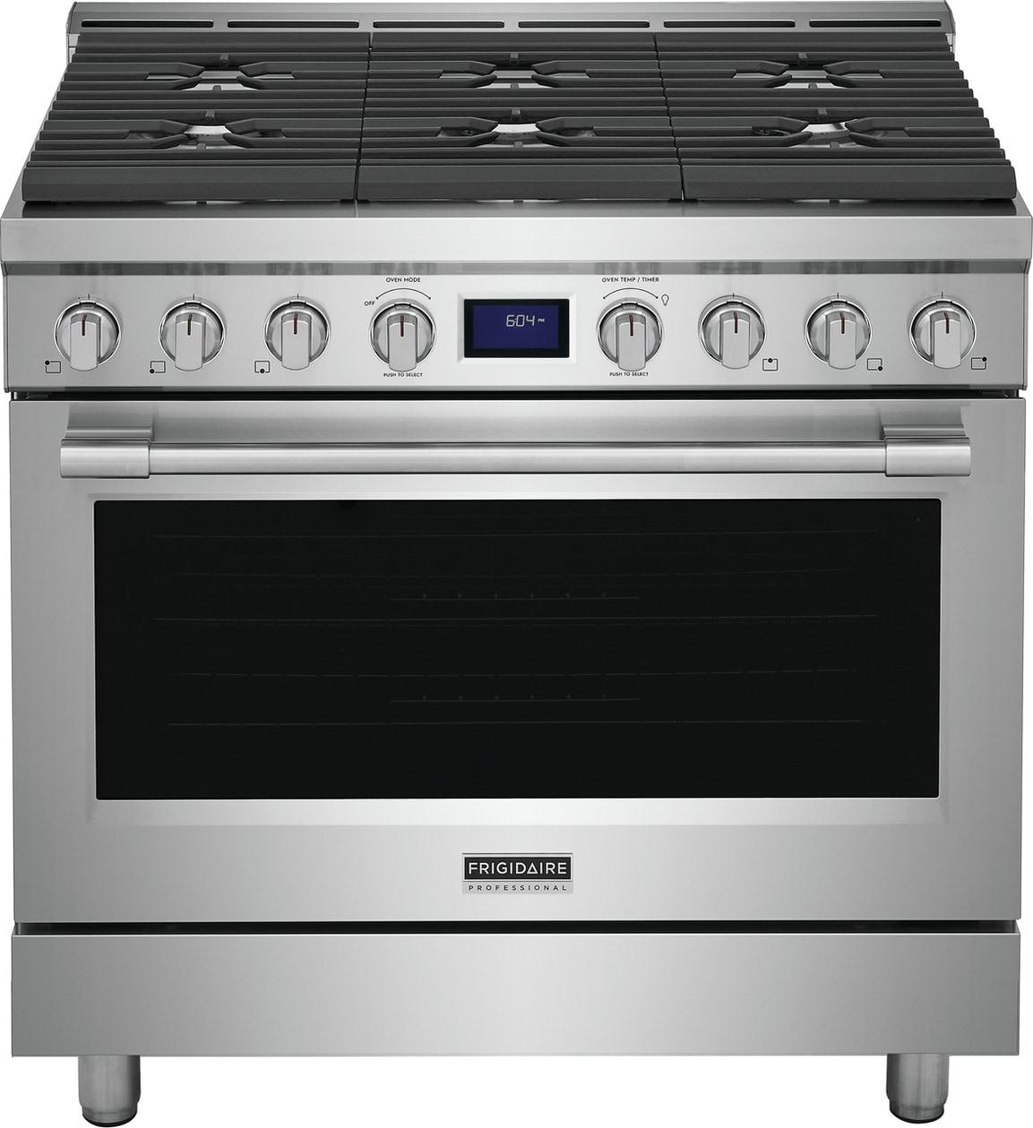 Frigidaire PCFG3670AF Frigidaire Professional 36" Front Control Freestanding Gas Range