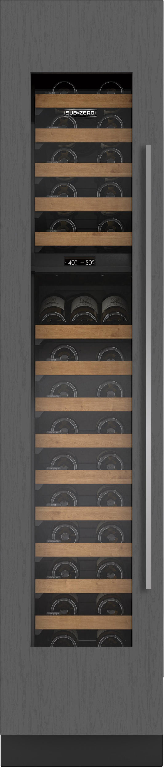 Sub-Zero DEC1850WR 18" Designer Wine Storage - Panel Ready