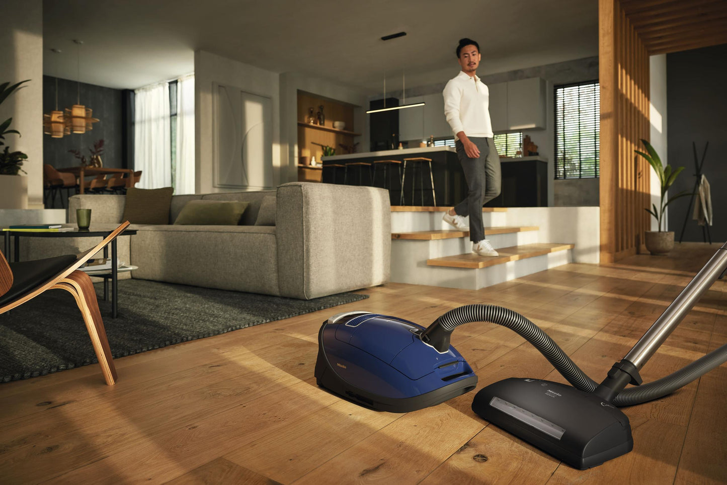 Miele COMPLETEC3MARINPOWERLINESGJE0MARINEBLUE Complete C3 Marin Powerline - Sgje0 - Canister Vacuum Cleaners With Electrobrush For Thorough Cleaning Of Heavy-Duty Carpeting.