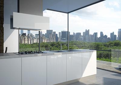 Best Range Hoods IC35I90W Secret - Model Ic35I90W - Stainless And White Glass